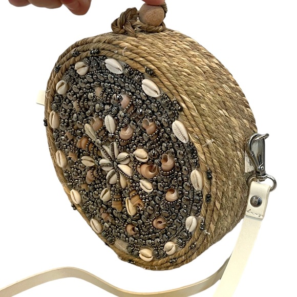 Zara Circle Embellished Crossbody Bag - Picture 6 of 11